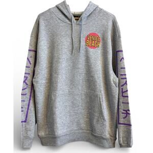 Venice Beach Skeleton Skate Graphic Hoodie Oversized XL Streetwear